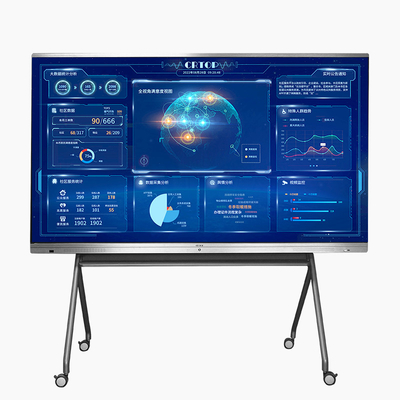 75&quot; painel de controle remoto esperto da tela de exposição do LCD do toque de 4K HD