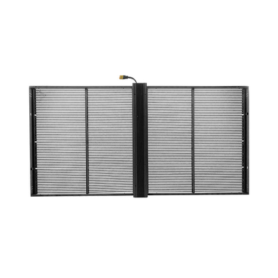 Tela de vidro transparente do diodo emissor de luz do armário durável para a propaganda de construção
