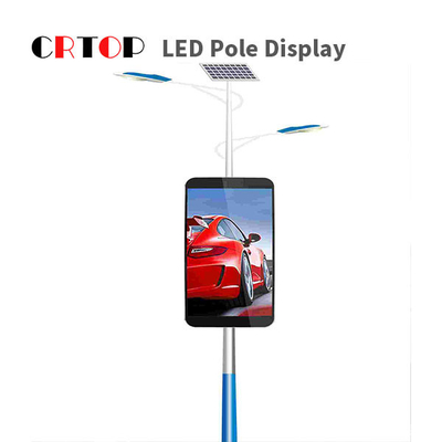Exposição de diodo emissor de luz inteligente Vedio exterior de polo claro de rua de P2.5mm