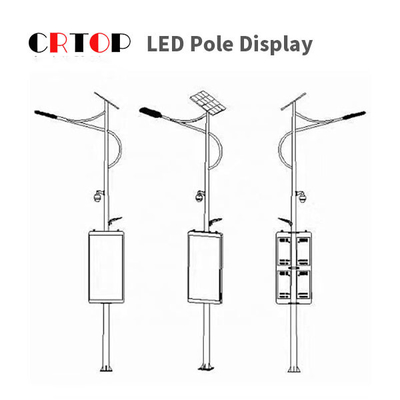 Painel de alta resolução do diodo emissor de luz do tamanho pequeno para a propaganda de polo de iluminação