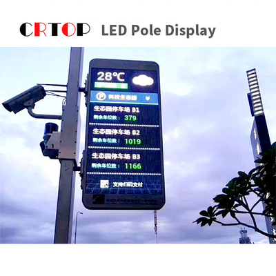 Cor completa clara exterior de Smart HD da exposição de diodo emissor de luz de polo de rua de P4mm