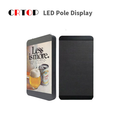 Exposição de diodo emissor de luz impermeável de polo claro de rua IP65 para a propaganda