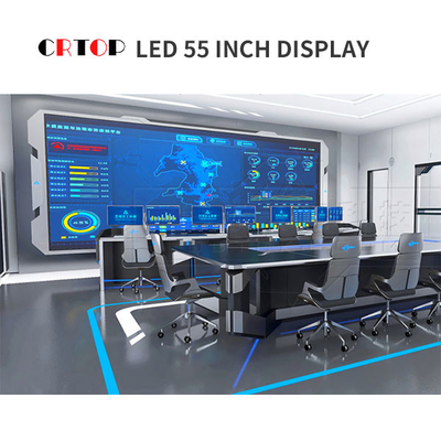 Tela de exposição interna colorida do diodo emissor de luz de P1.25mm grande caixa de 55 polegadas