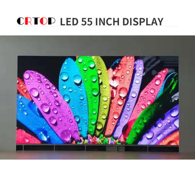 Tela de exposição interna colorida do diodo emissor de luz de P1.25mm grande caixa de 55 polegadas