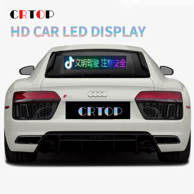 Tela da propaganda do diodo emissor de luz do carro de 1R1G1B 2500cd com flexibilidade forte