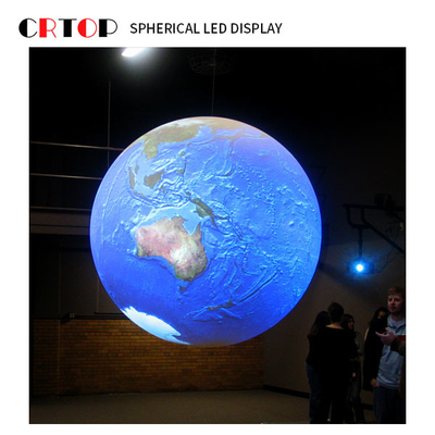 O círculo criativo da cor completa de tela de exposição do diodo emissor de luz do diâmetro 1m deu forma