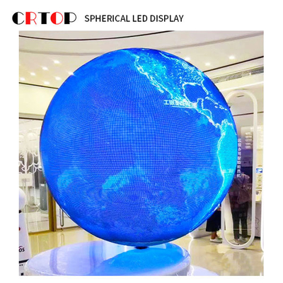 O círculo criativo da cor completa de tela de exposição do diodo emissor de luz do diâmetro 1m deu forma