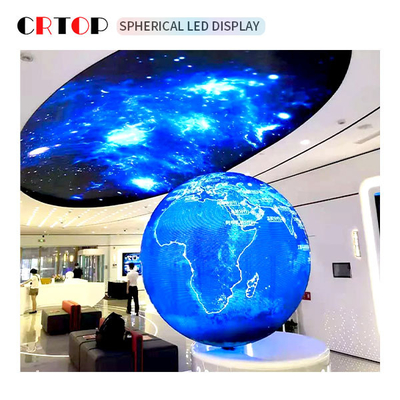 Forma esférica criativa do diâmetro 1m da tela de exposição do diodo emissor de luz de P3mm 800cd