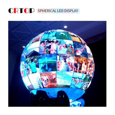 Diâmetro criativo da tela de exposição 2.5m do diodo emissor de luz de P5mm 1500cd esférico