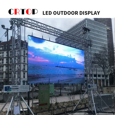 Arrendamento video da tela do diodo emissor de luz do brilho automático P8 para o shopping