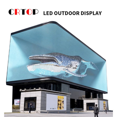 Economia de energia exterior da parede da exibição de vídeo do diodo emissor de luz da parte traseira IP43 da parte dianteira IP65