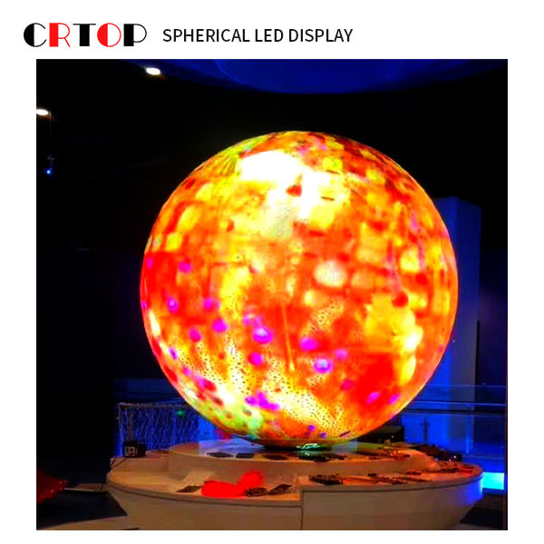 O círculo criativo da cor completa de tela de exposição do diodo emissor de luz do diâmetro 1m deu forma