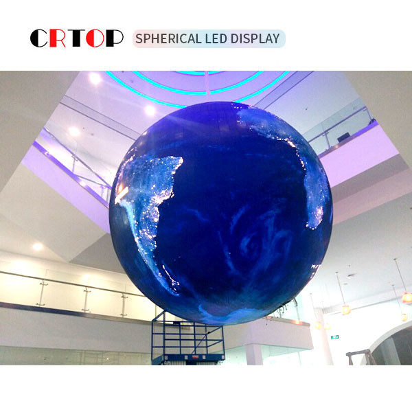 Cor completa esférica da exposição da bola do diodo emissor de luz do diâmetro de P4mm 1500cd 2.5m